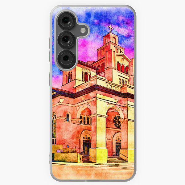 Item preview, Gesu Church in Miami, Florida - pen and watercolor  designed and sold by NickoPrints.