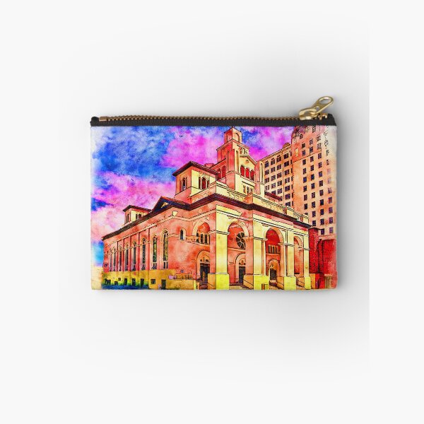 Item preview, Gesu Church in Miami, Florida - pen and watercolor  designed and sold by NickoPrints.