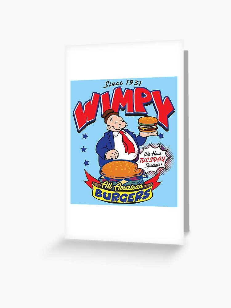 Wimpy Burger | Greeting Card