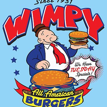 Wimpy Burger | Greeting Card