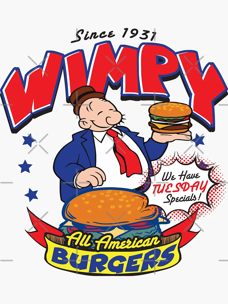 The Wimpy Burger button up. The HUF x Popeye collection is