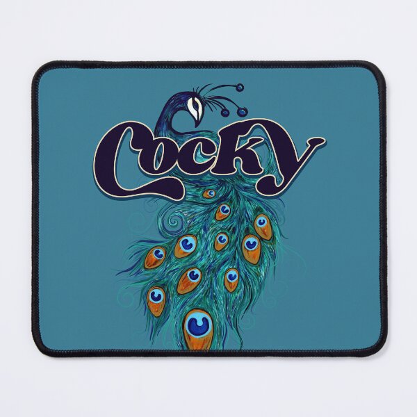 Item preview, Cocky Peacock designed and sold by FrictionMaxxing.