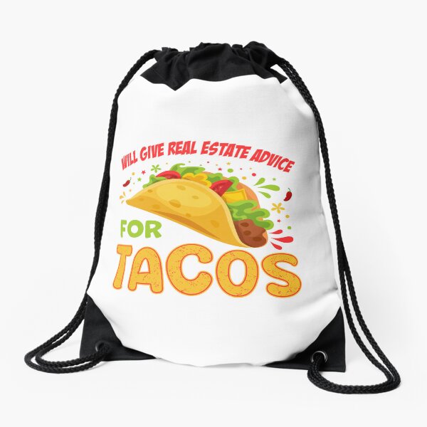 Item preview, will give real estate advice for tacos designed and sold by Tstdesign.