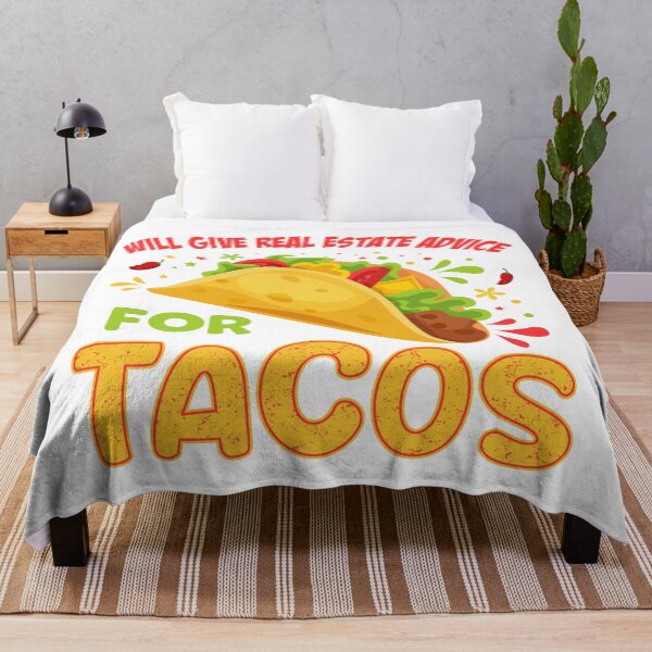 Item preview, will give real estate advice for tacos designed and sold by Tstdesign.