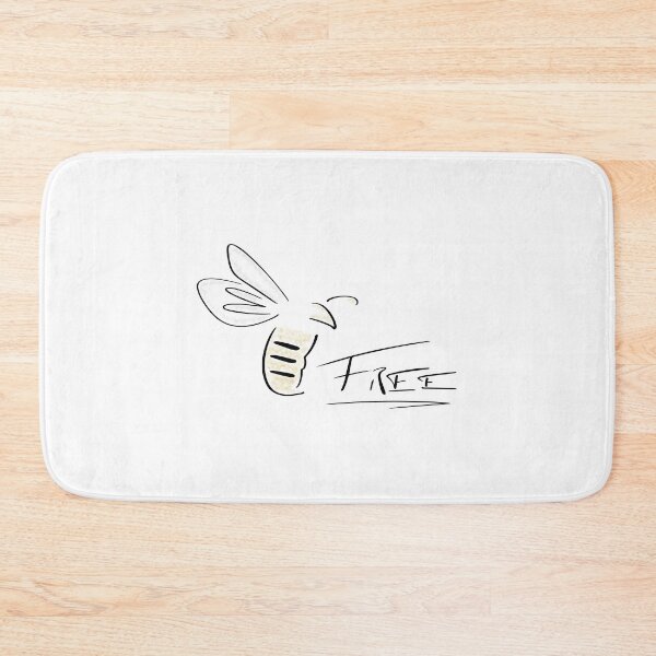 Item preview, Bee Free Line Art - Minimalist with splashes of color designed and sold by Lineart-Arts.