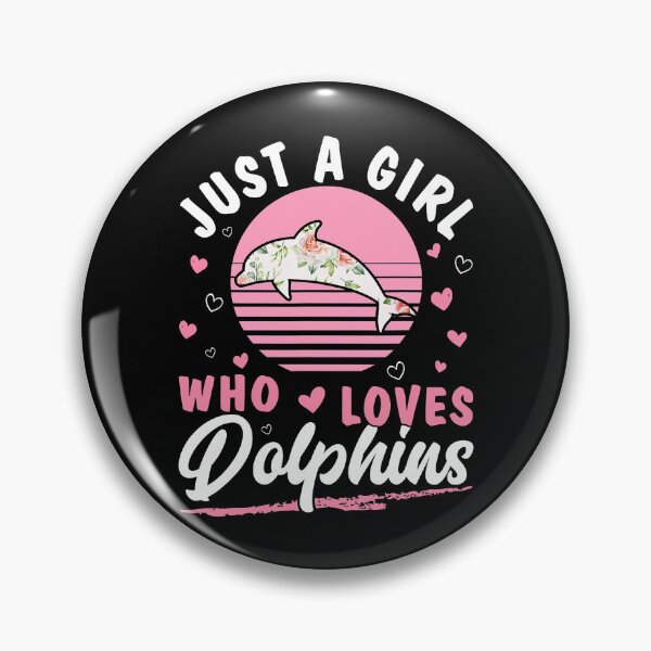 Item preview, Just A Girl Who Loves Dolphins designed and sold by levintere.