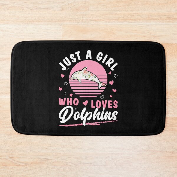 Item preview, Just A Girl Who Loves Dolphins designed and sold by levintere.
