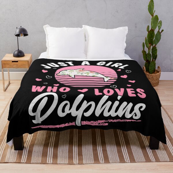 Item preview, Just A Girl Who Loves Dolphins designed and sold by levintere.