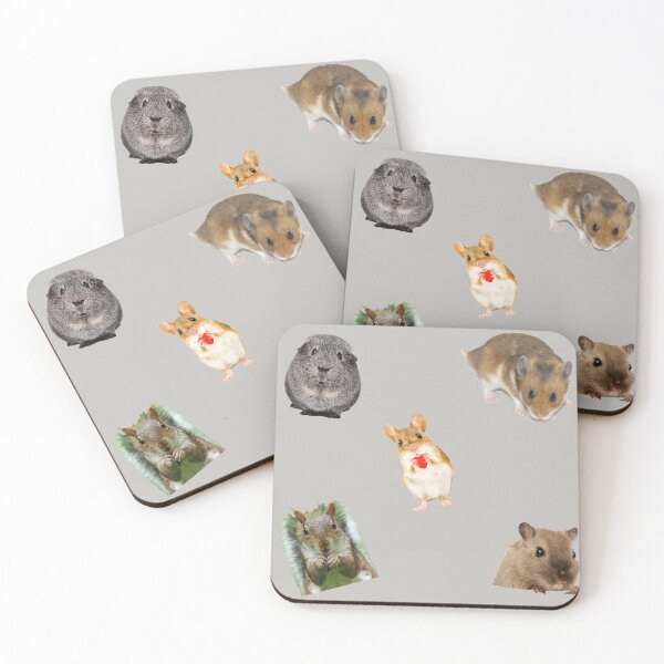 Item preview, Cute Animals Stickerpack, Mouse with Heart, Guinea Pig, Cute Squirrel, Hamster designed and sold by DiensDesign.