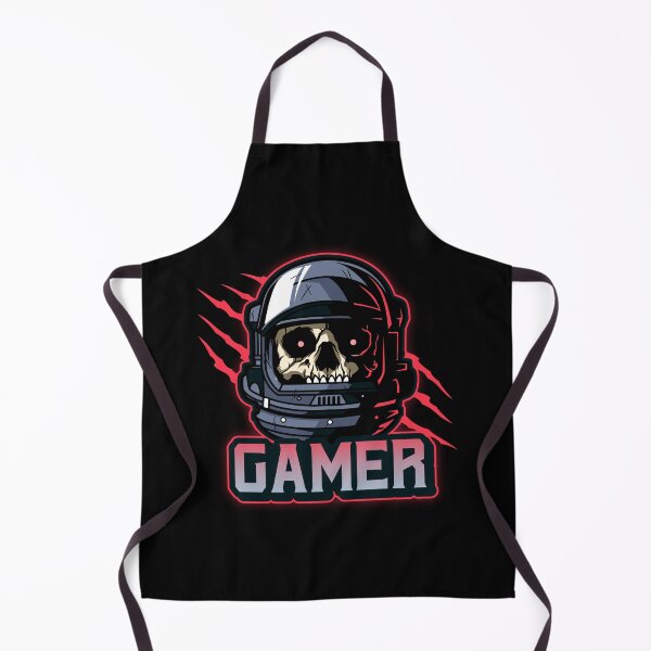 Item preview, Gamer with Skull in an Astronaut Helmet designed and sold by PRIVARSHU.