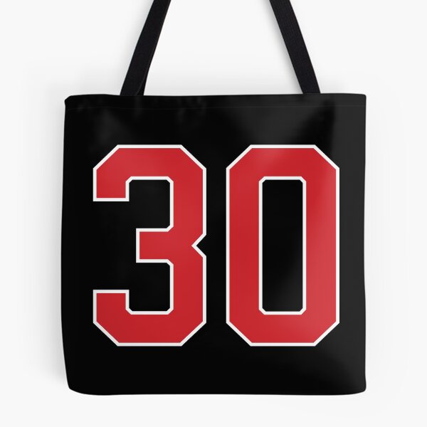 Item preview, Sports Number 30, red black color lucky sport thirty designed and sold by ArtIsParty.