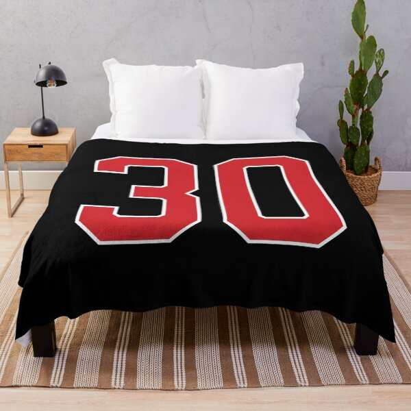 Item preview, Sports Number 30, red black color lucky sport thirty designed and sold by ArtIsParty.