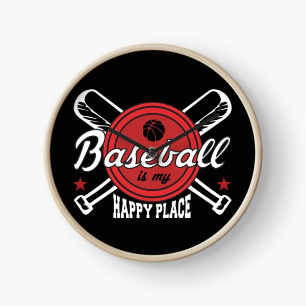 Aperçu de l'œuvre base-ball is my happy plage ,cadeau baseball créée et vendue par lapolonaise.