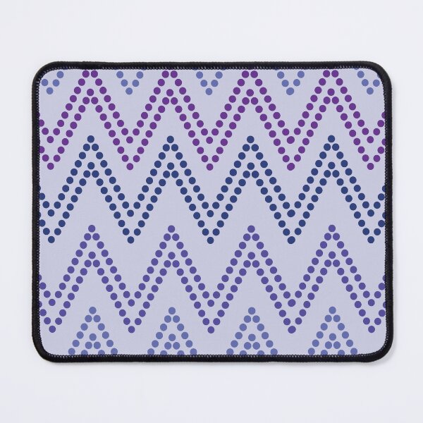 Item preview, Very peri and purple dotted chevron zigzag pattern designed and sold by Yasminepatterns .
