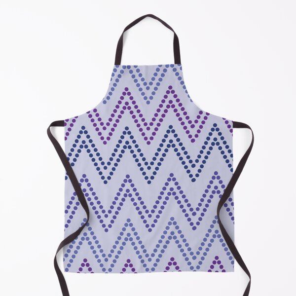 Item preview, Very peri and purple dotted chevron zigzag pattern designed and sold by Yasminepatterns .