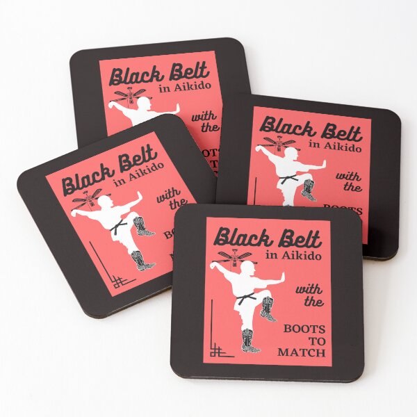 Item preview, Black Belt in Aikido with the Boots to Match designed and sold by AMERICANCHEEZ.
