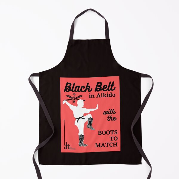 Item preview, Black Belt in Aikido with the Boots to Match designed and sold by AMERICANCHEEZ.