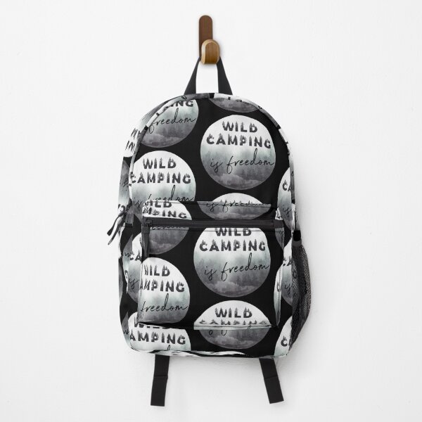 Item preview, Wild Camping Is Freedom Trees Watercolor designed and sold by nnprintdesign.