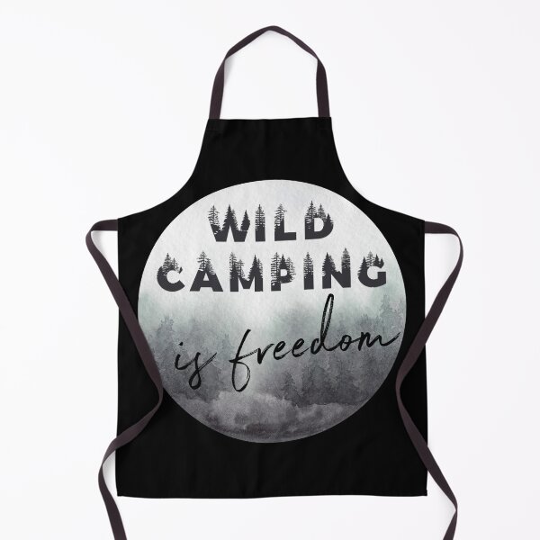 Item preview, Wild Camping Is Freedom Trees Watercolor designed and sold by nnprintdesign.