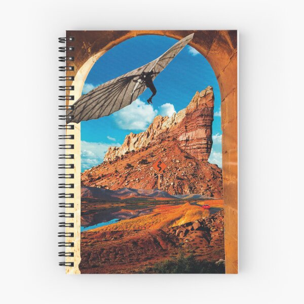 Item preview, Landscape Collage / Hang Gliding designed and sold by Audrey Lucas.