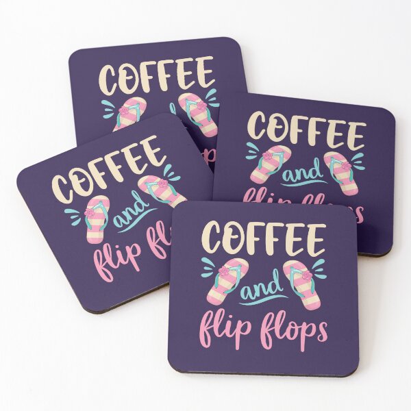 Item preview, Coffee and Flip Flops designed and sold by jaygo.