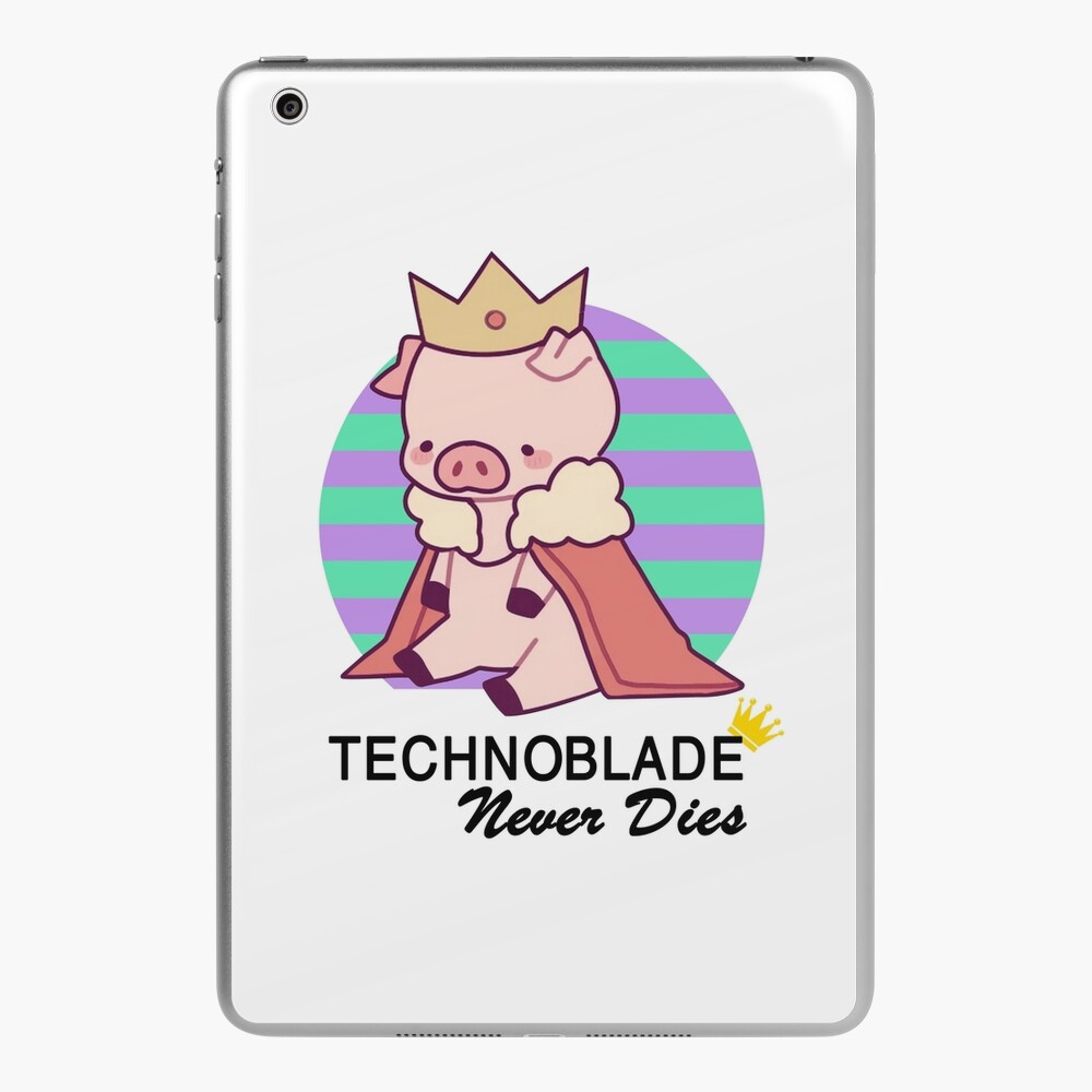 technoblade never dies technoblade technoblade never dies technoblade iPad  Case & Skin for Sale by anastdesign