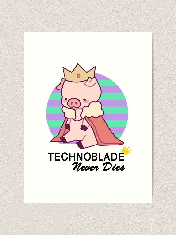 Technoblade - Technoblade Never Dies Sticker for Sale by summerkeovong