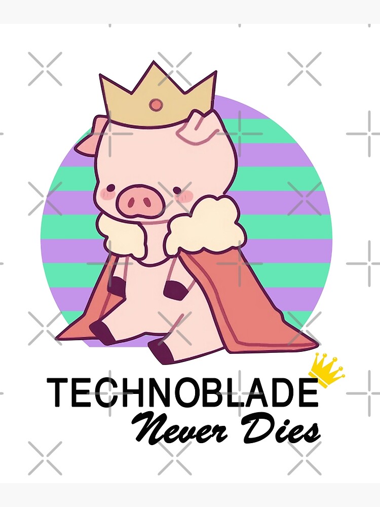 Awesome Adaptive Technoblade Never Dies Gifts For Fan Drawing by Inny Shop  - Pixels