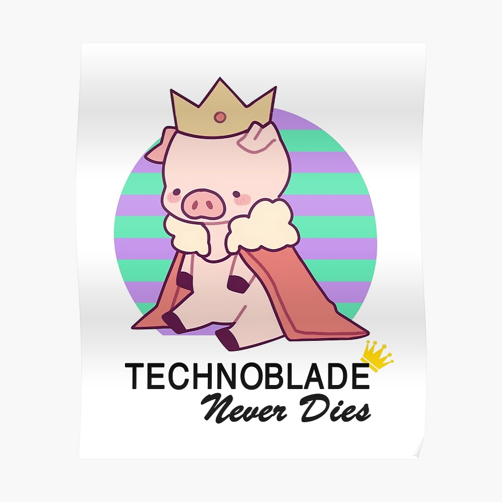 Technoblade - Technoblade Never Dies Sticker for Sale by summerkeovong