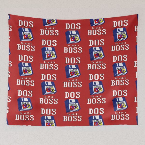 Item preview, DOS IS STILL BOSS - ms DOS Floppy Disks - classic PC Games & Computer Software designed and sold by RetroTeeStudio.