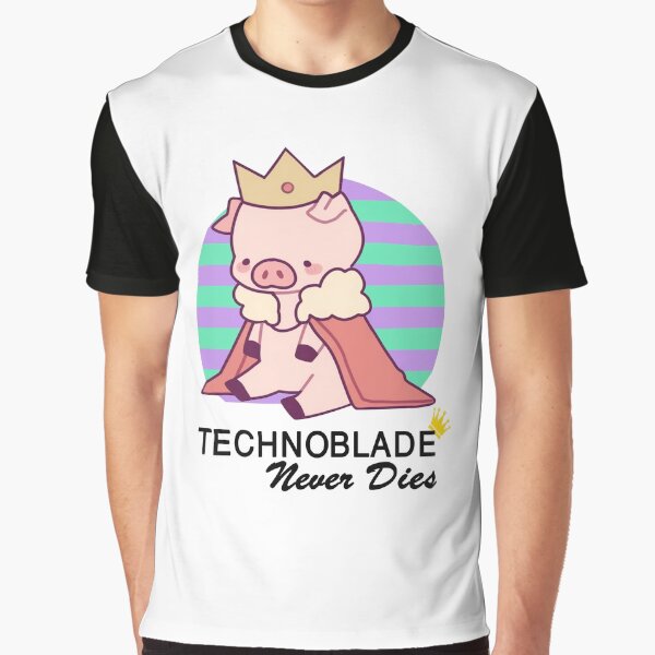 Classic Style TShirt for Girl Technoblade Never Dies r Pig Emperor  5XL Creative Gift Idea T Shirt Stuff Ofertas - AliExpress