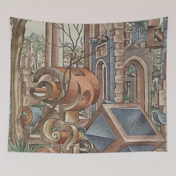 Item preview, Geometria et Perspectiva: VII by Lorenz Stoer - Vintage Art designed and sold by RickE.