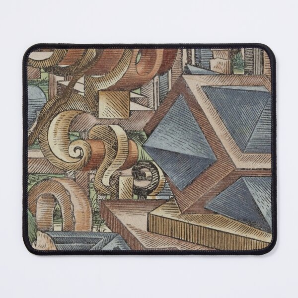 Item preview, Geometric Landscapes of Lorenz Stoer - Vintage Art designed and sold by RickE.