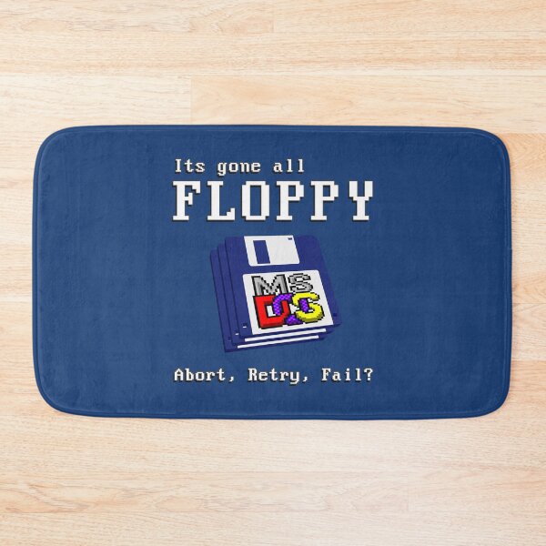 Item preview, It’s Gone All FLOPPY - Abort, Retry, Fail? - Classic MS DOS Operating System Joke designed and sold by RetroTeeStudio.