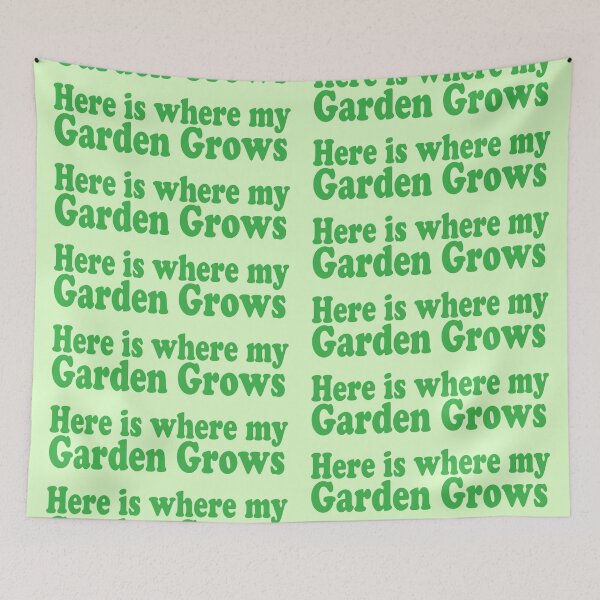 Item preview, here is where my garden grows designed and sold by jazzydevil.