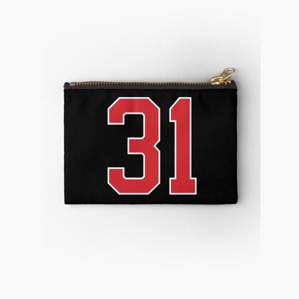 Item preview, Sports Number 31, red black color lucky sport thirty one designed and sold by ArtIsParty.