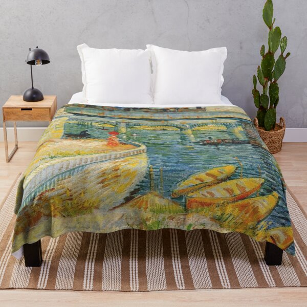 Item preview, Bridges Across the Seine at Asnieres, Vincent van Gogh - Vintage Art designed and sold by RickE.