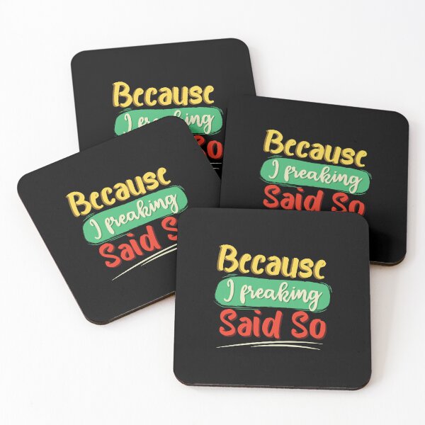 Item preview, Quote Because I Said So Vintage designed and sold by simplife-art.