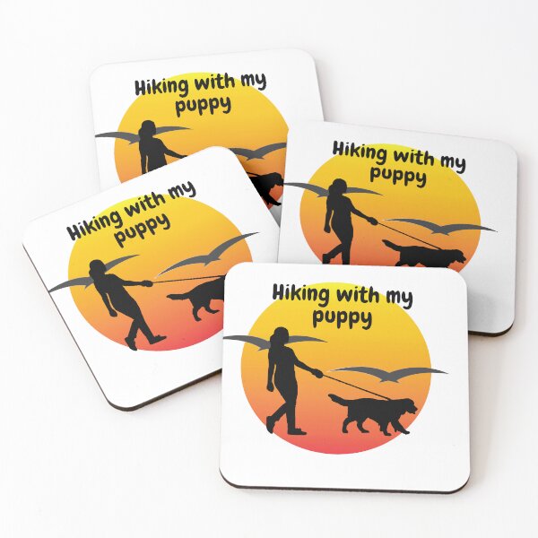 Item preview, Hiking with my puppy good day so wave  designed and sold by vishal kashyap.