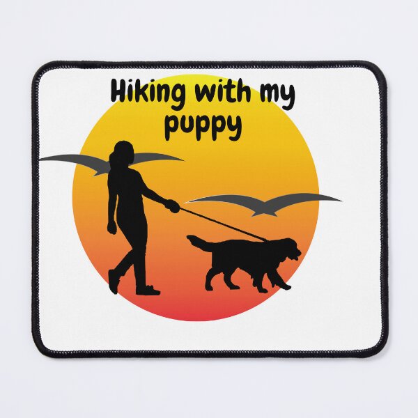 Item preview, Hiking with my puppy good day so wave designed and sold by vishal kashyap.