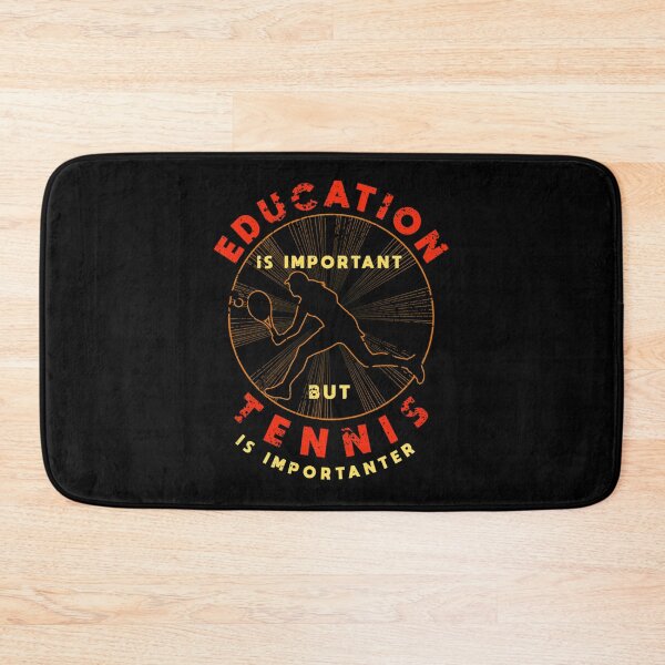 Item preview, La educación vintage es importante, pero el tenis es más importante Camiseta esencial designed and sold by samirdari7.