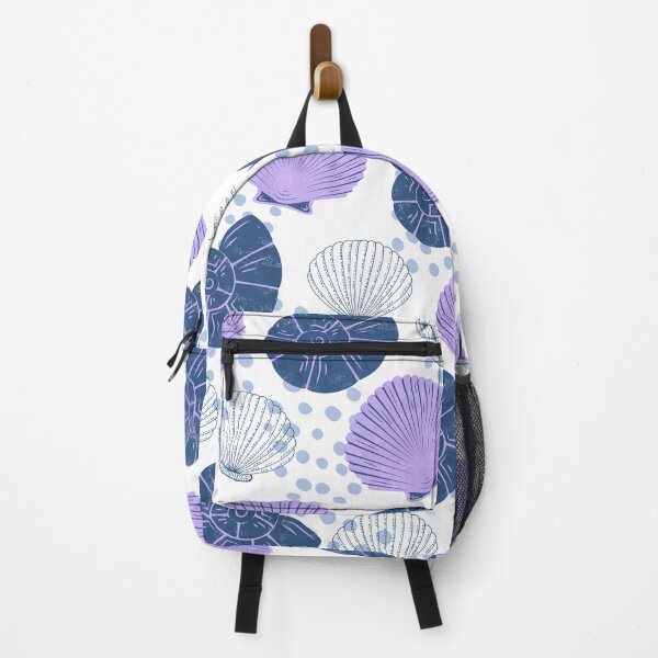 Item preview, Sea and Ocean shells Colorful Pattern (blue-purple) designed and sold by Dorina Larsdotter.