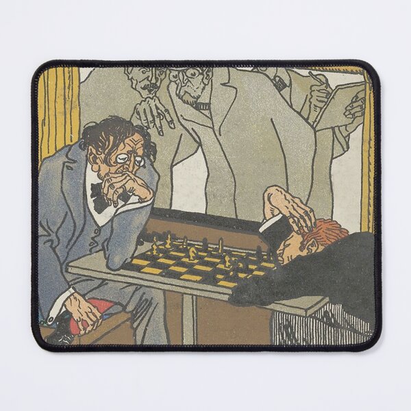 Item preview,  Viennese Café - The Chess Players by Moriz Jung - Vintage Art designed and sold by RickE.