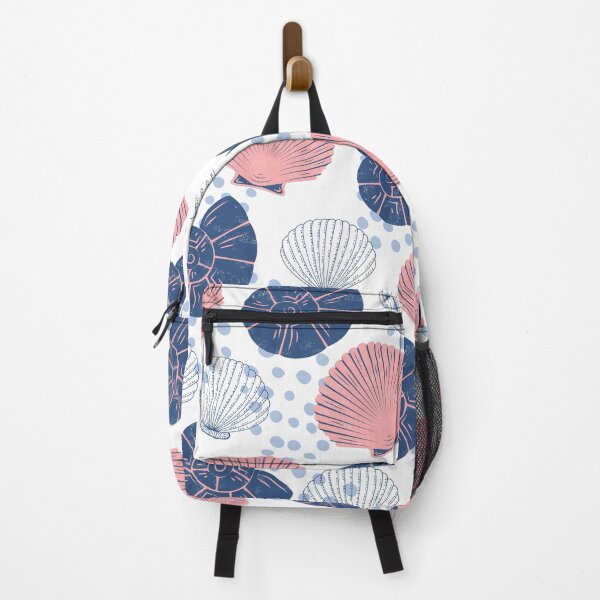 Item preview, Sea and Ocean shells Colorful Pattern (red) designed and sold by Dorina Larsdotter.