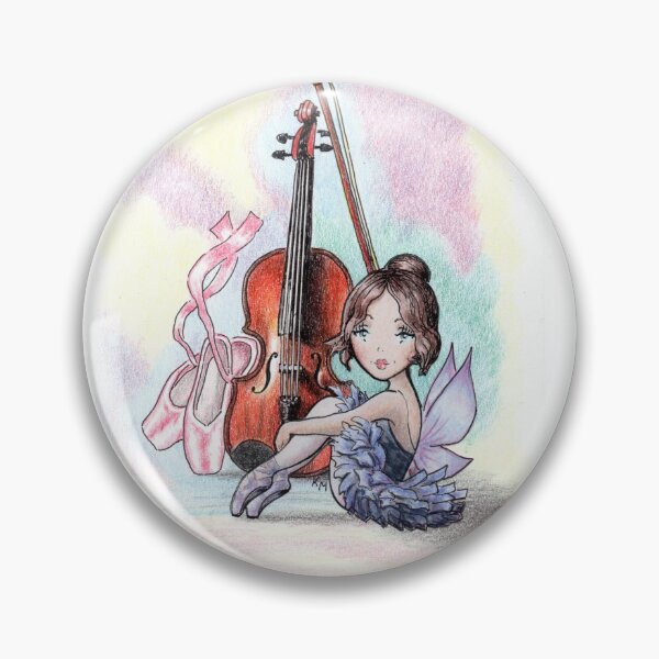 Item preview, Violin ballet dancer fairy designed and sold by Katerina Makarova.