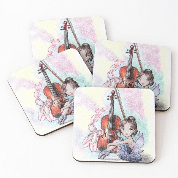 Item preview, Violin ballet dancer fairy designed and sold by Katerina Makarova.