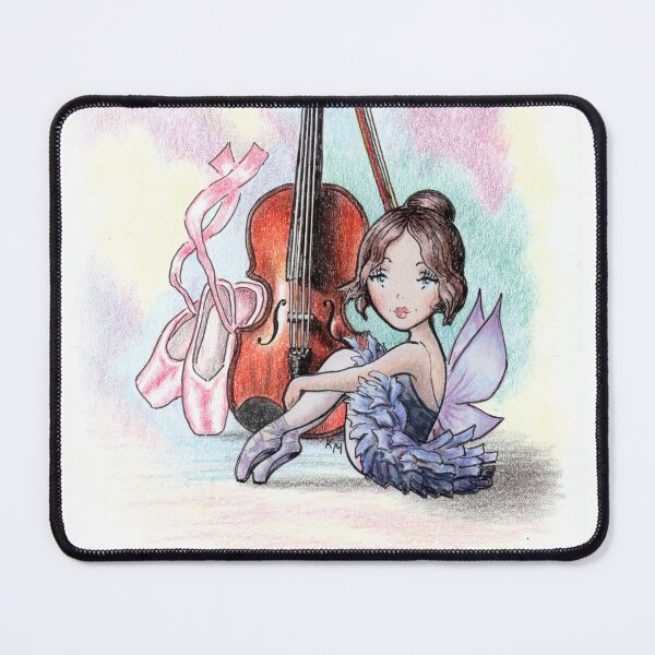 Item preview, Violin ballet dancer fairy designed and sold by Katerina Makarova.