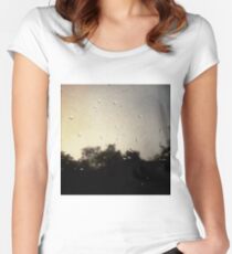 Rain at Sunset Women's Fitted Scoop T-Shirt