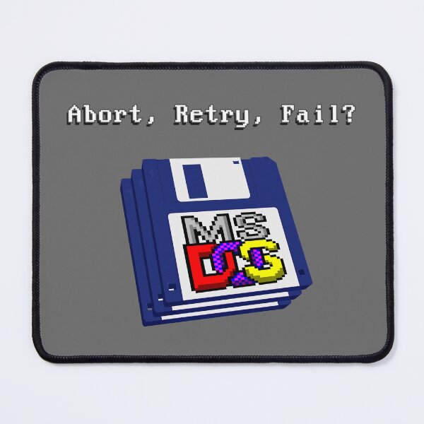 Item preview, Abort, Retry, Fail? - 1.44 mb Floppy Discs - Classic MS DOS Operating System Drive error message. designed and sold by RetroTeeStudio.