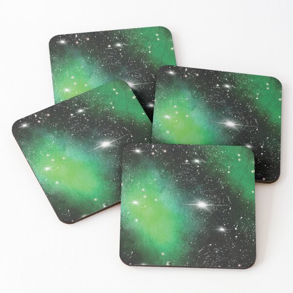 Item preview, Green Galaxy print designed and sold by Grey-Brunette.